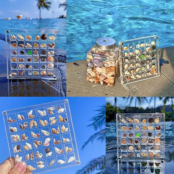 🔥Summer Hot Sales 🔥 Acrylic Magnetic Storage Seashell Box