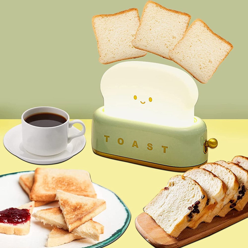 🔥Hot Sale🔥 Creative Cute Cartoon Bread Toast Maker Light Decor