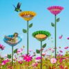 🐝🌷Bee and Butterfly Water Feeder with Flower Design