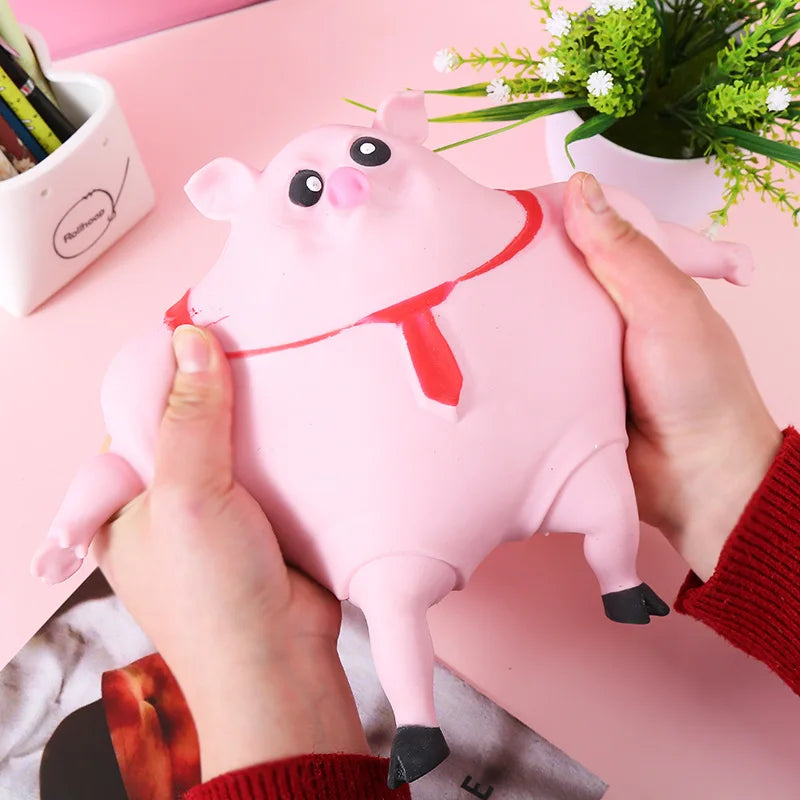 The Ultra-Stretchy, Super Soft Relief Stress Pig For Instant Stress Relief