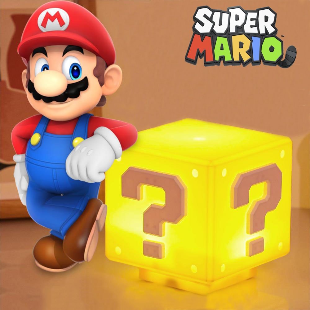 🔥Blooming Sale🔥 Creative Question Super Mario Brick Light