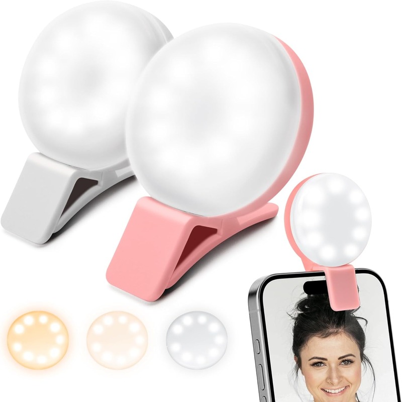 Mini Portable LED Selfie Light With Clip For Smartphone