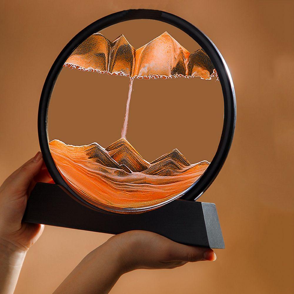 Artistic EternaFlow Hourglass Painting