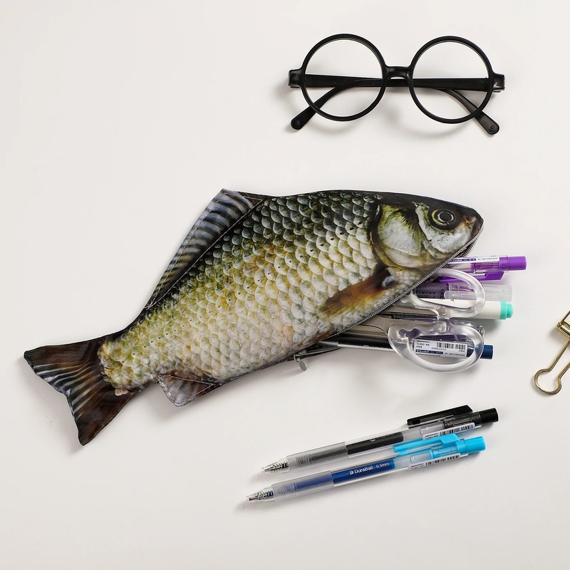 Funny Fish Pencil Case, Back to School Accessories Gift