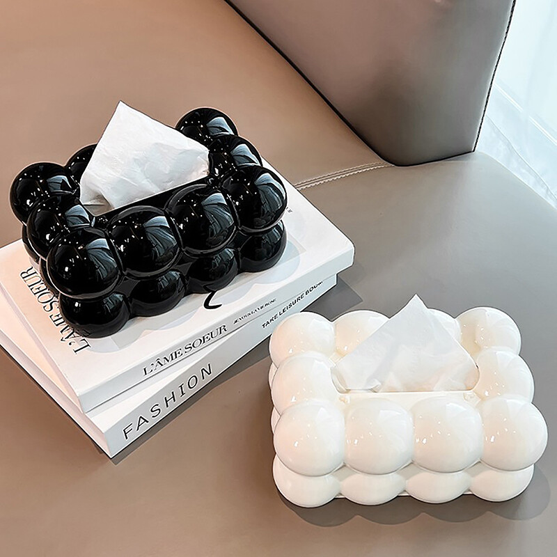 Aesthetic Puffy Cloud Tissue Box