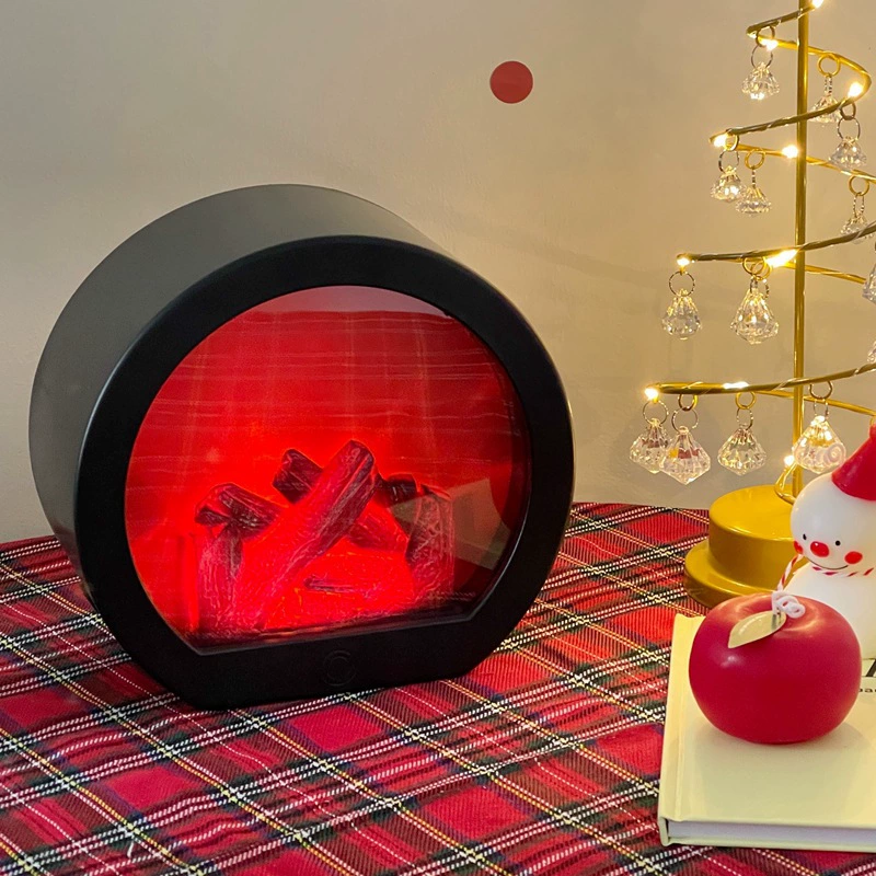 Retro Atmosphere Decoration Simulated Fireplace Lamps - Image 4