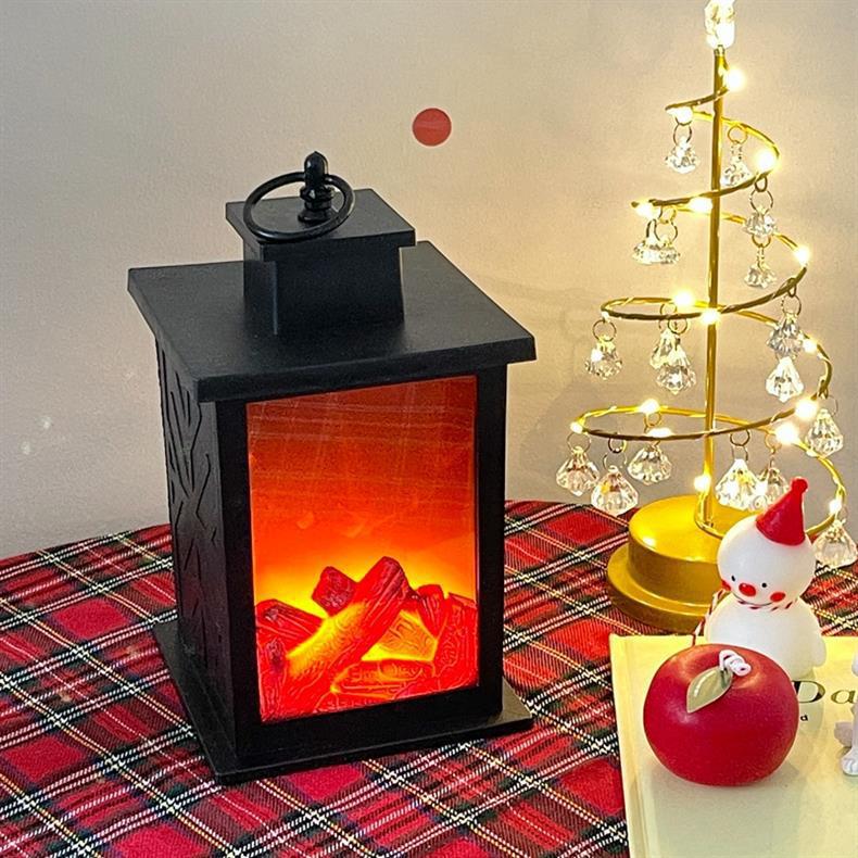 Retro Atmosphere Decoration Simulated Fireplace Lamps - Image 2