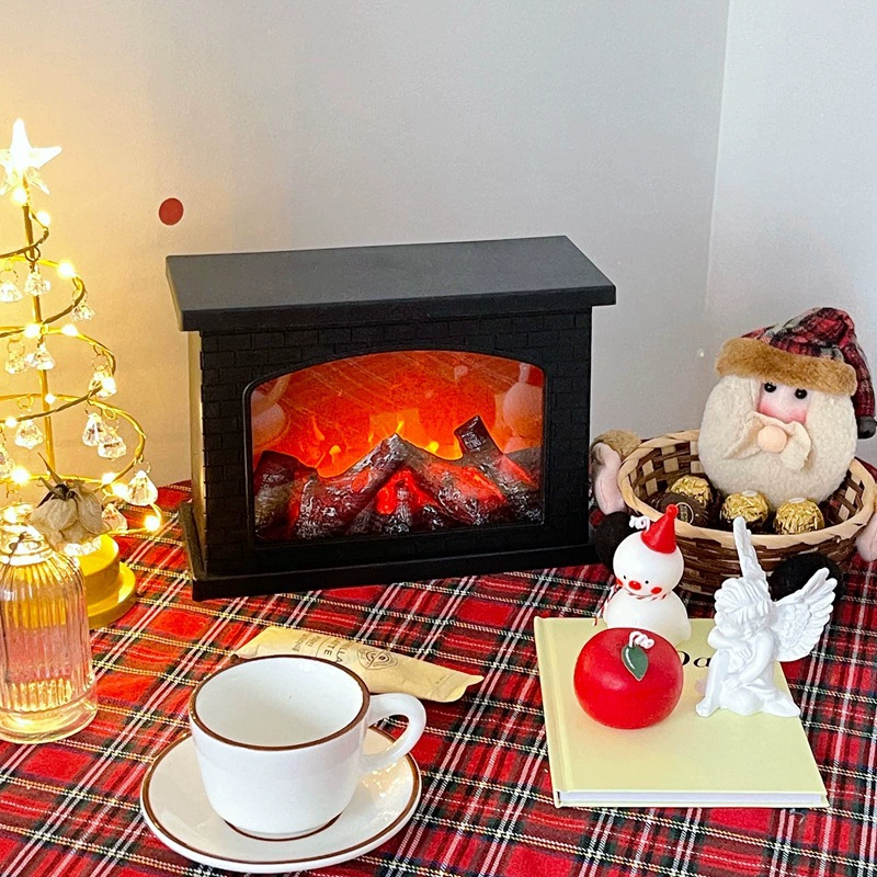 Retro Atmosphere Decoration Simulated Fireplace Lamps - Image 3