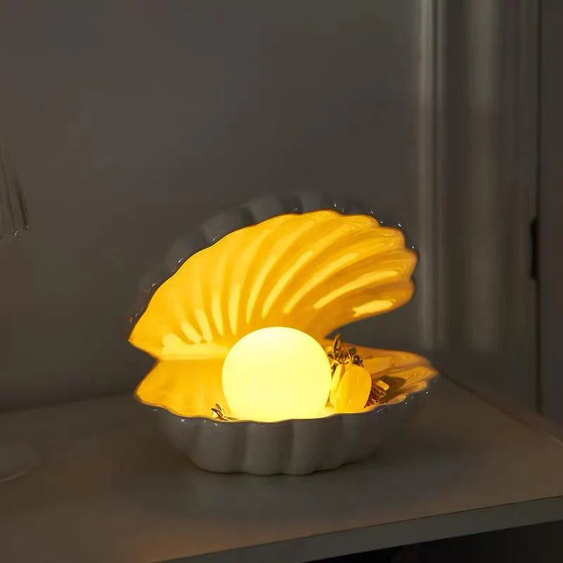 LED Mermaid Fairy Shell Pearl Light - Image 8