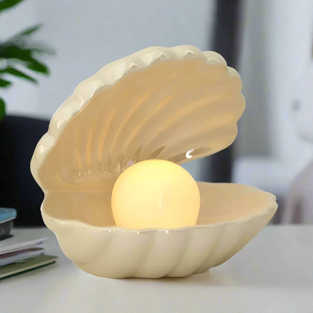 LED Mermaid Fairy Shell Pearl Light - Image 3