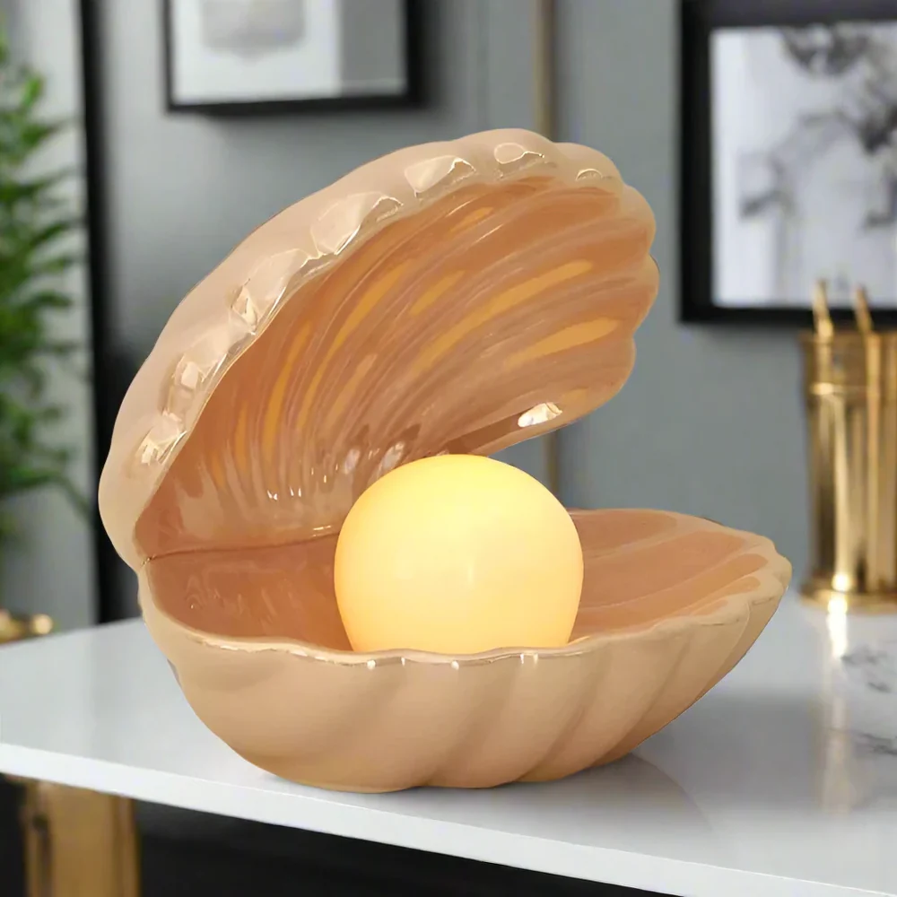 LED Mermaid Fairy Shell Pearl Light - Image 4