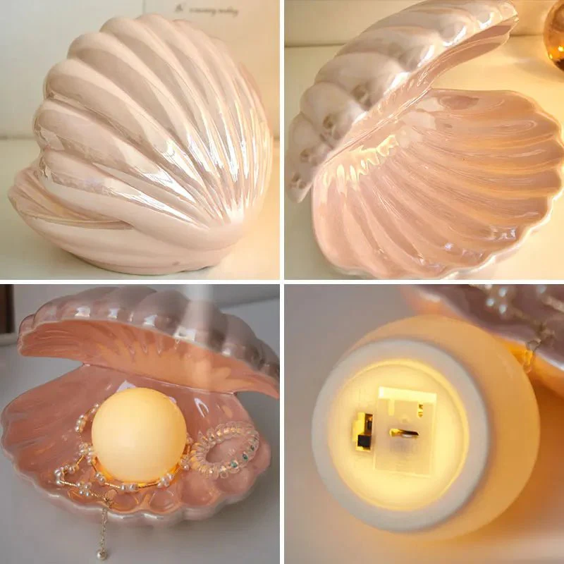 LED Mermaid Fairy Shell Pearl Light - Image 12