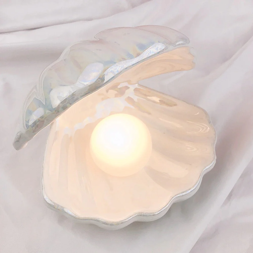 LED Mermaid Fairy Shell Pearl Light - Image 5