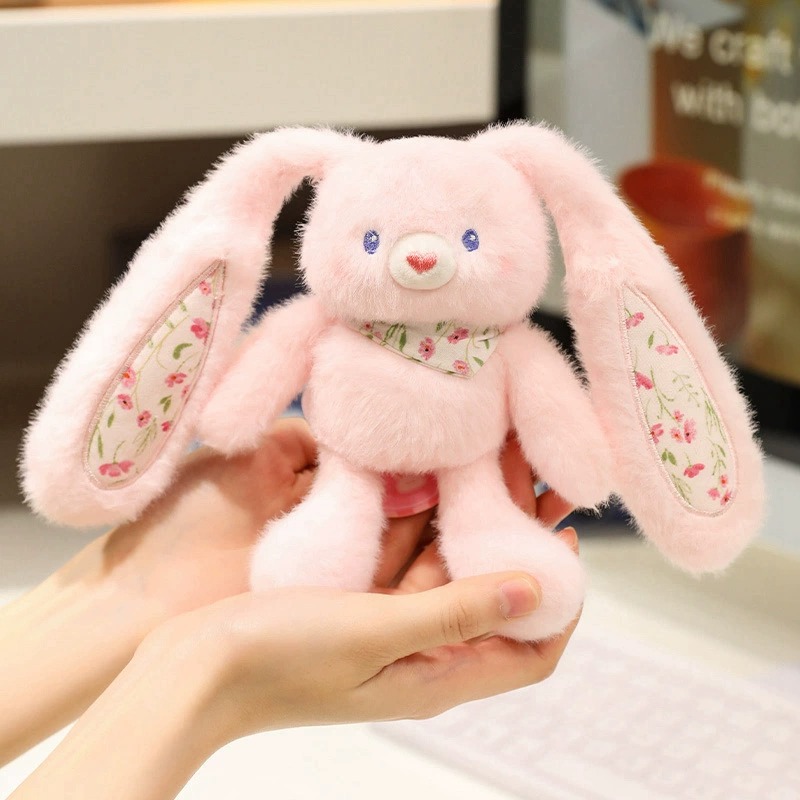 Cute Pulling Floral Bunny, Fun Interactive Plush Toy - Image 9