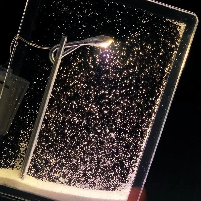 Flowing Snowy Night Lamp, Handmade DIY Gift - Image 6