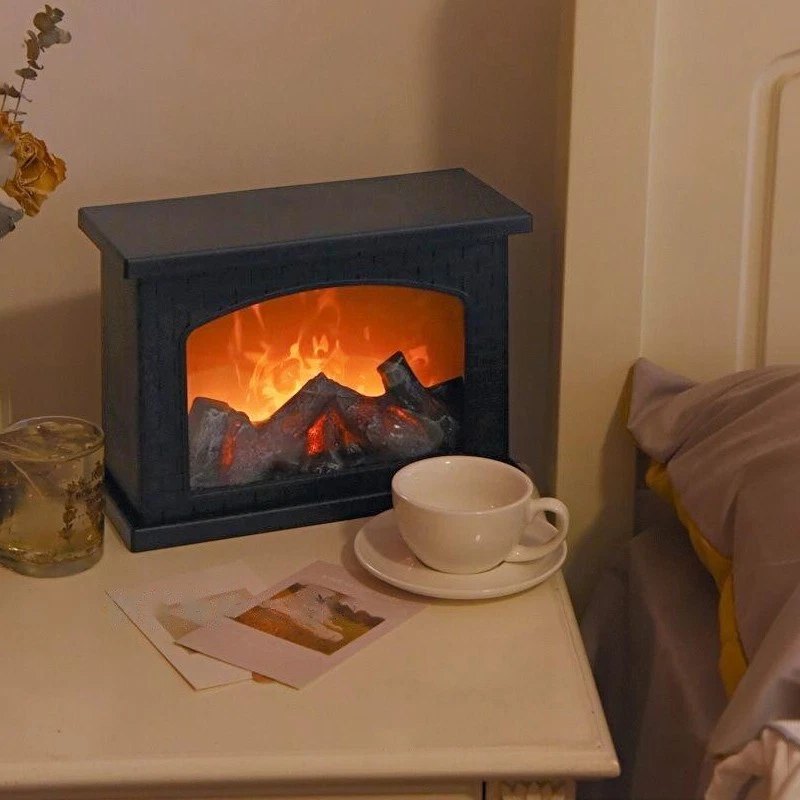 Retro Atmosphere Decoration Simulated Fireplace Lamps - Image 6
