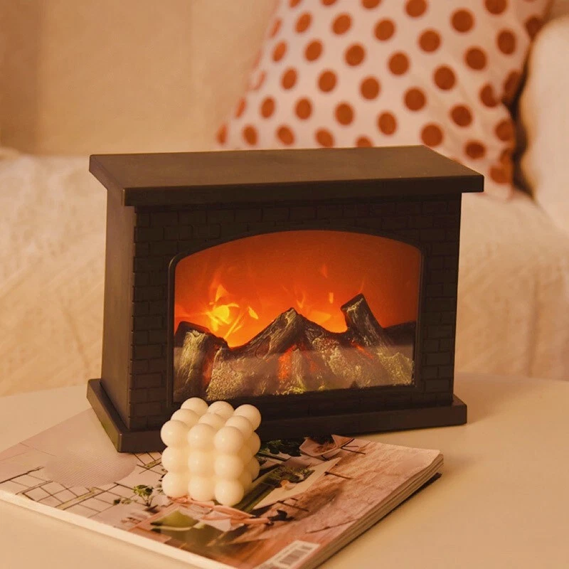 Retro Atmosphere Decoration Simulated Fireplace Lamps - Image 5