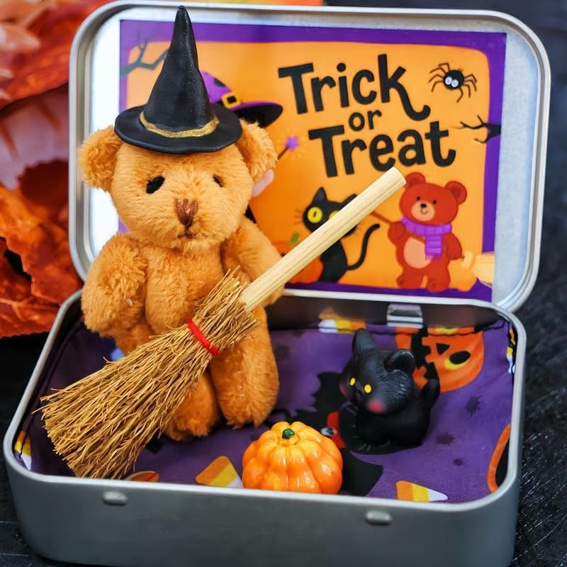 Trick or Treat Halloween Bear Box