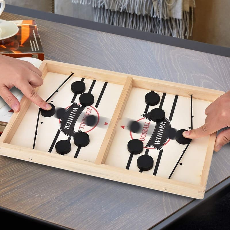 Sling Puck Game Toy for Fast Paced Hockey Style Fun