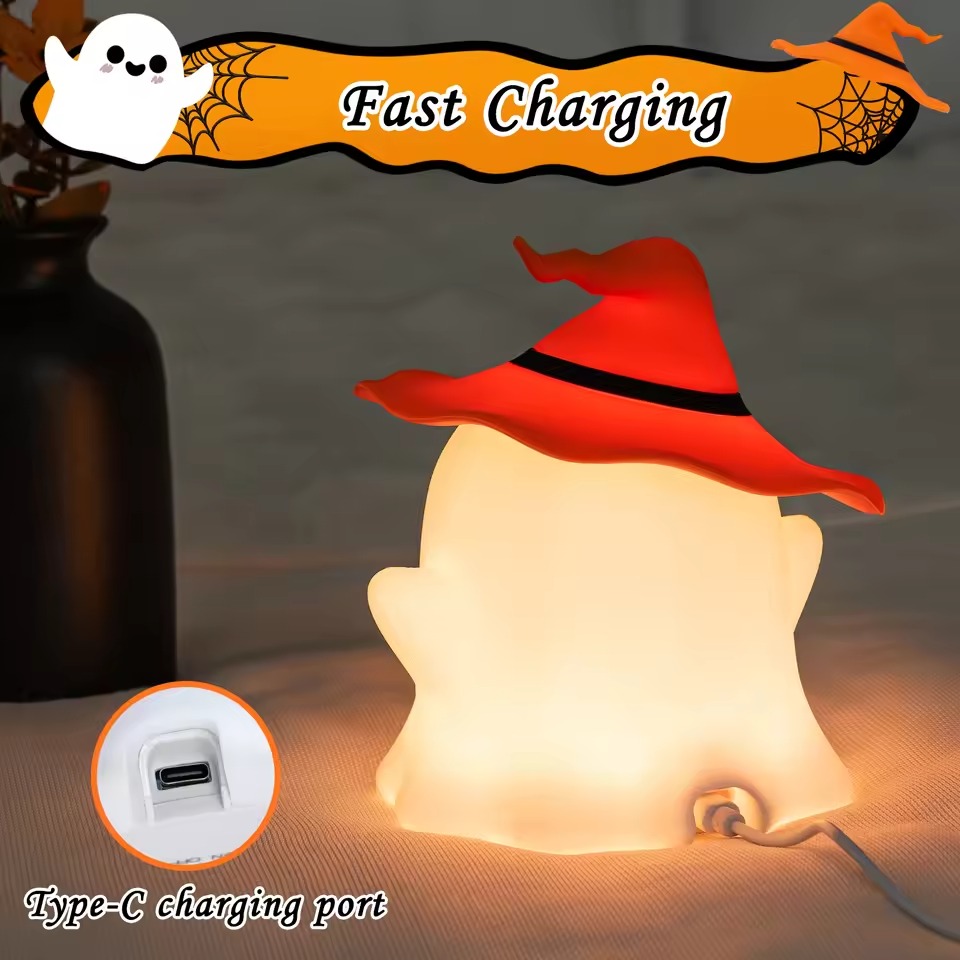 2025 Cute Halloween Spooky Witch Ghost Light - Image 10