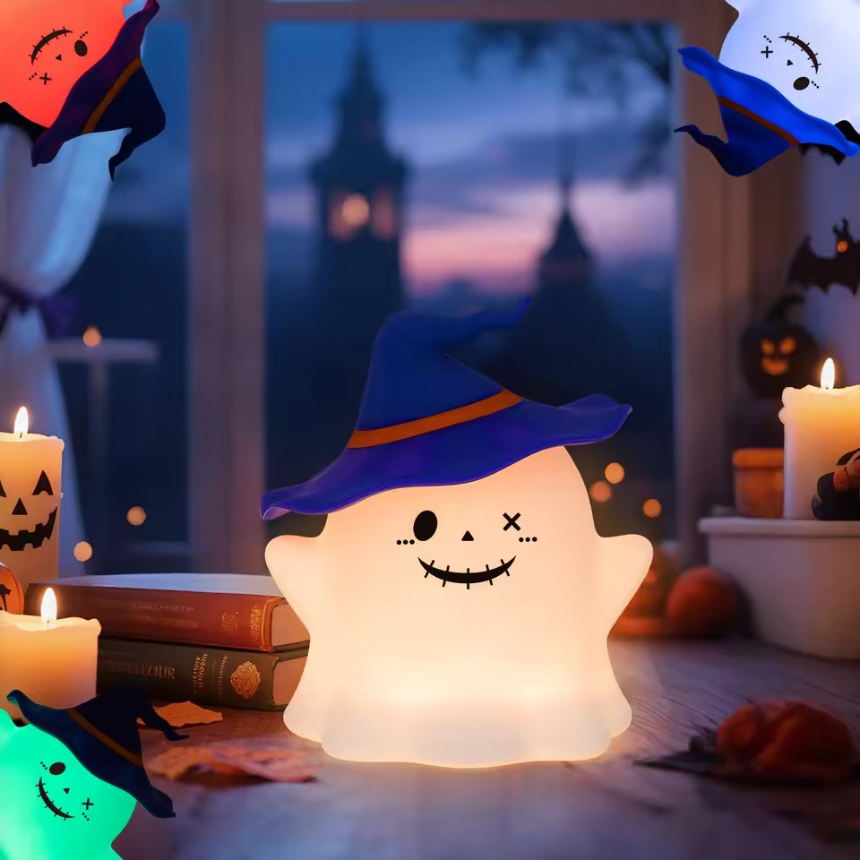 2025 Cute Halloween Spooky Witch Ghost Light - Image 5