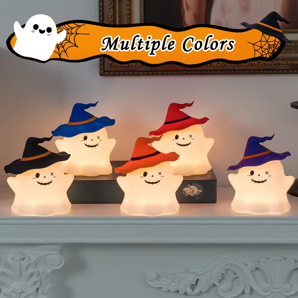 2025 Cute Halloween Spooky Witch Ghost Light - Image 9