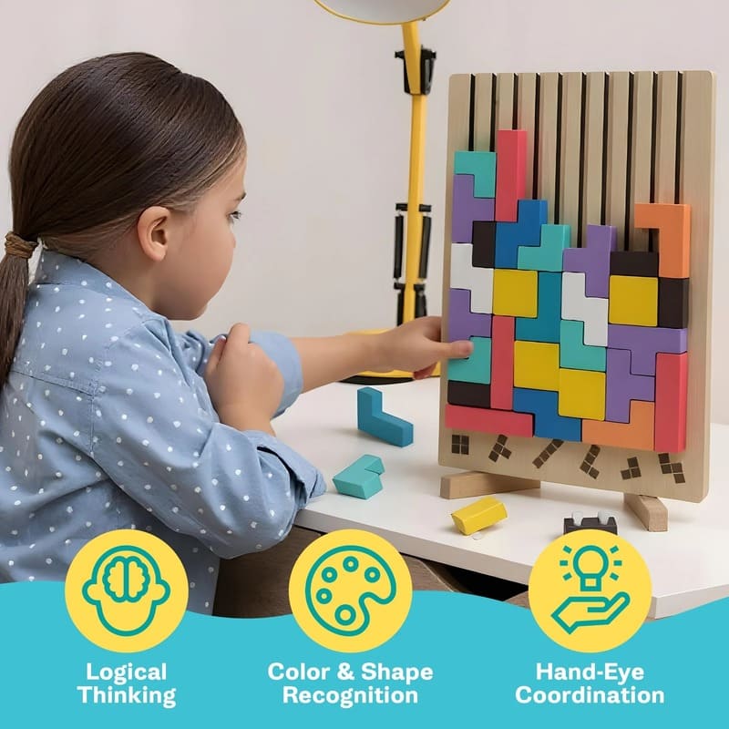 Brain Teaser Wooden Puzzle Board - Image 6
