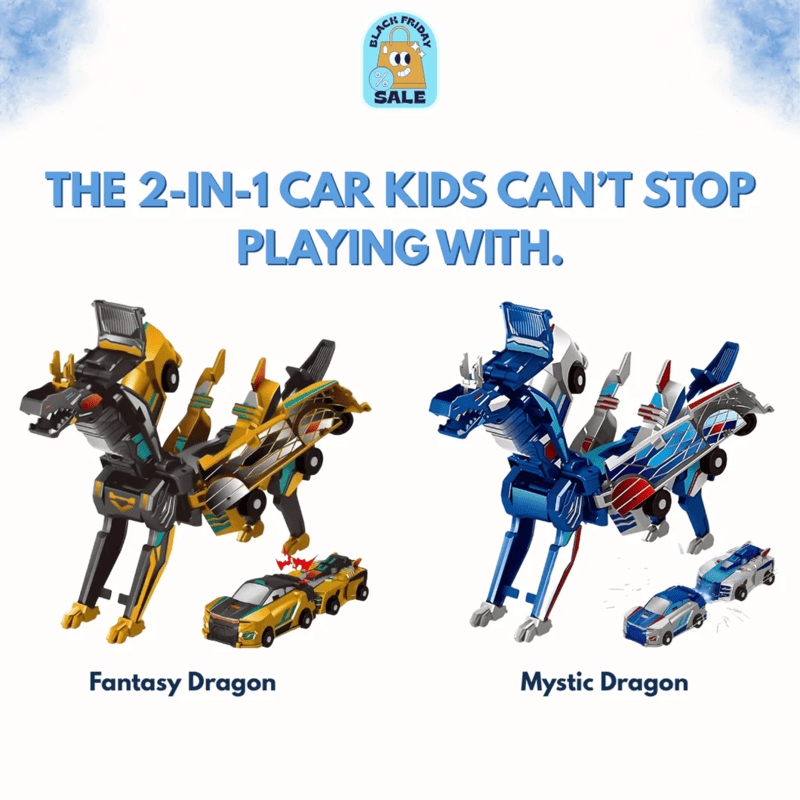 Collision Deformation Dinosaur Magnetic Cars Transformer