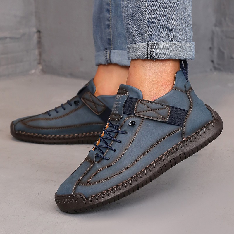 👟 Casual Hand-Sewn Leather Oxford Shoes For Men & Women