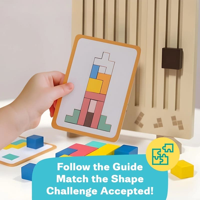 Brain Teaser Wooden Puzzle Board - Image 4