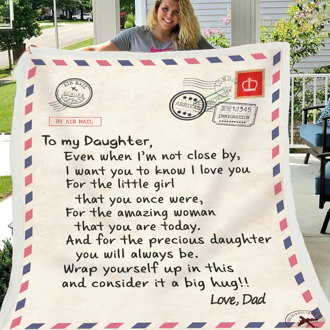 💌 Heartfelt Letter Blanket: Cozy & Warm Gift for Loved Ones